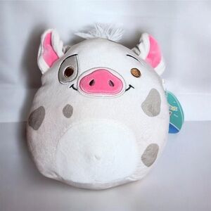Disney White Plush Toy Pua pig Squishmallows